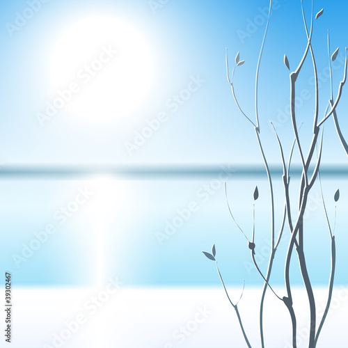 Spring vector background