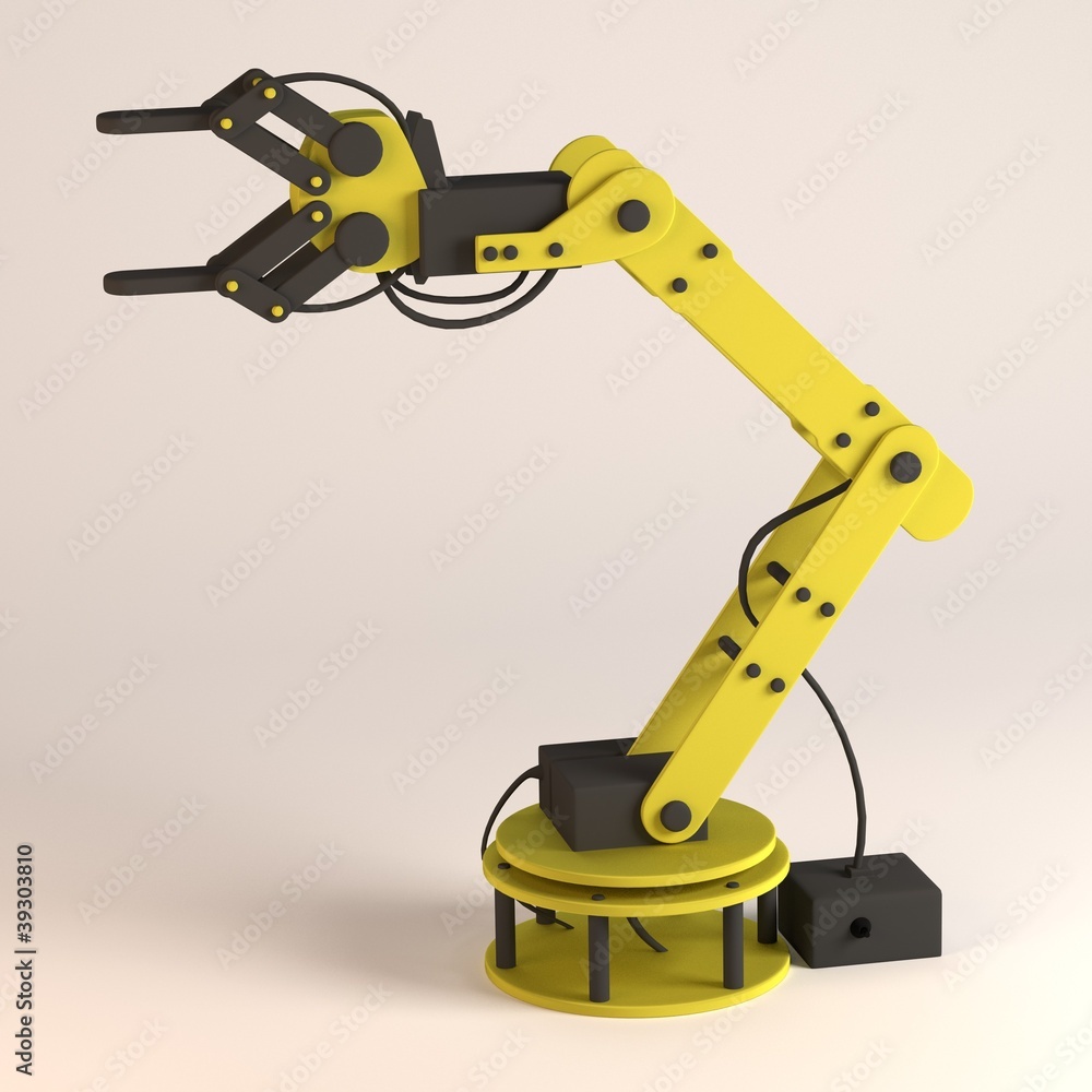 3d render of bot arm 3d render of bot arm