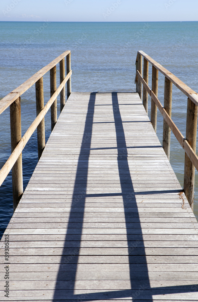 Fototapeta premium Pontile sul mare