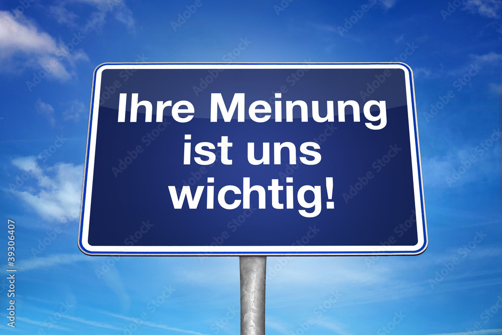 Ihre Meinung ist uns wichtig!