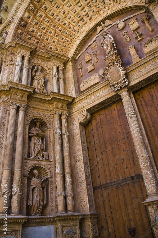 Mallorca cathedral, in Palma de Mallorca, Spain