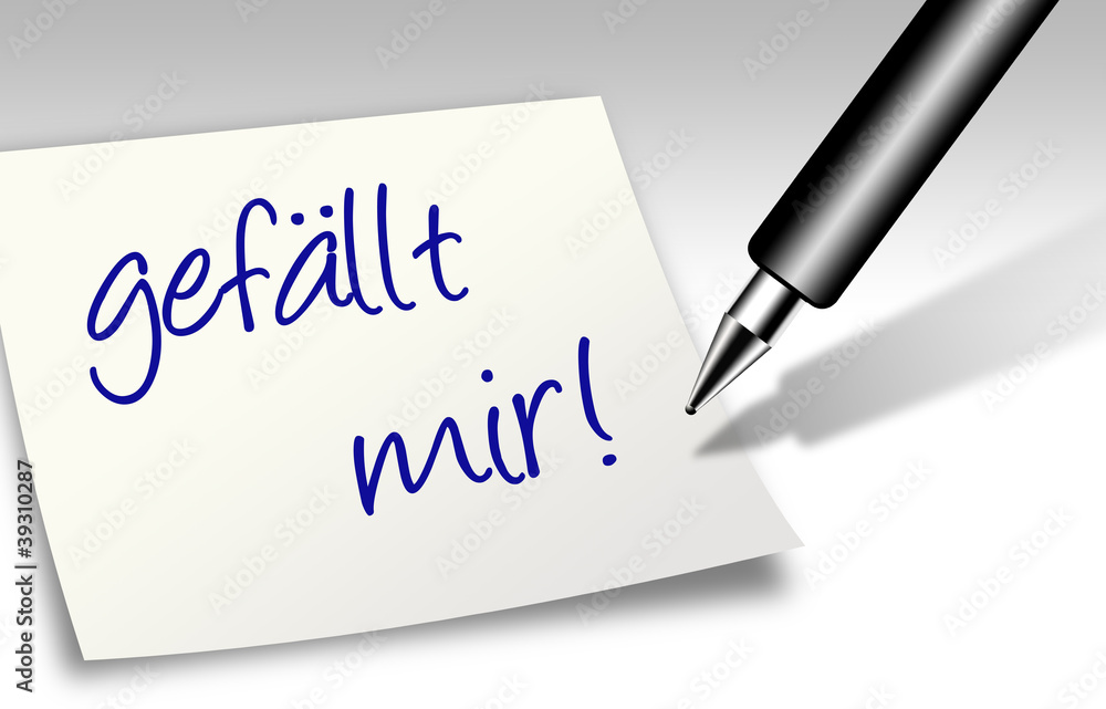 Notiz - gefällt mir! Notiz - gefällt mir!