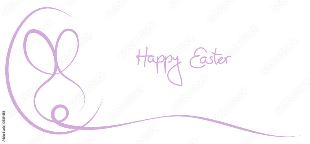 Easter Card Bunny Easter Card Bunny