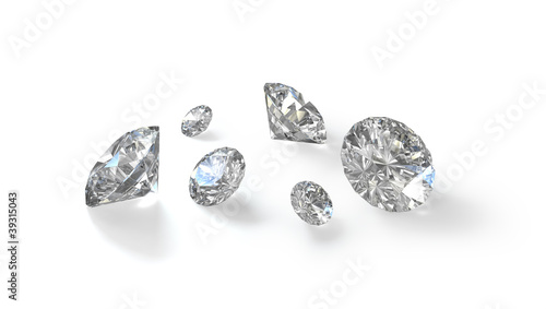 Few old european cut round diamonds