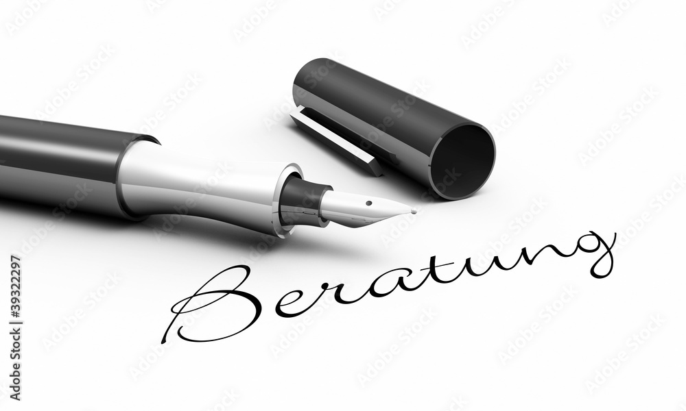 Fototapeta premium Beratung - Stift Konzept
