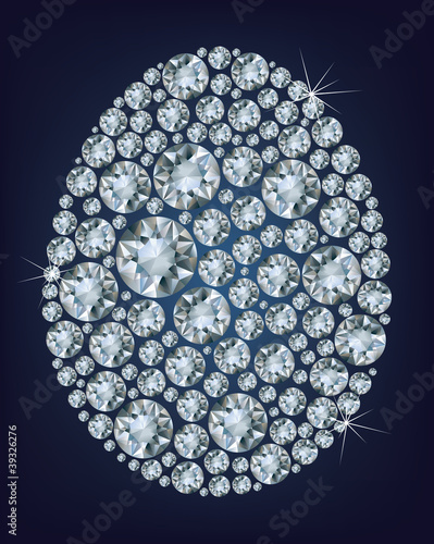 Easter diamond egg