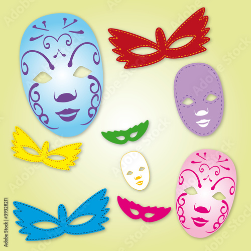 Mardi Gras  Carnival Masks