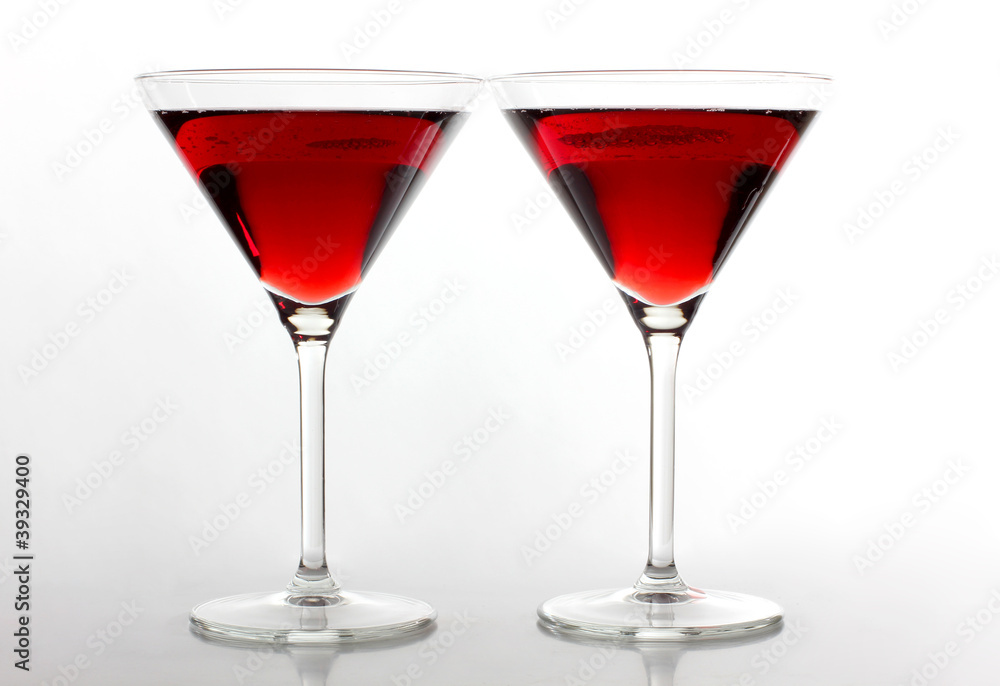 Two red wine of glasses Two red wine of glasses