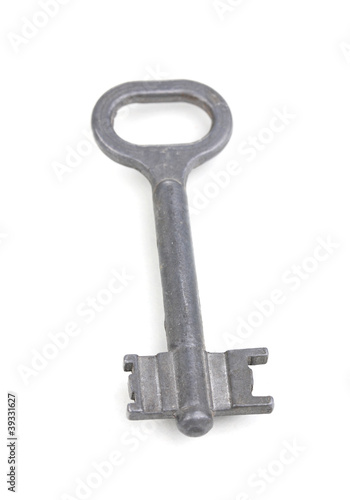 Metal key isolated on white © Africa Studio