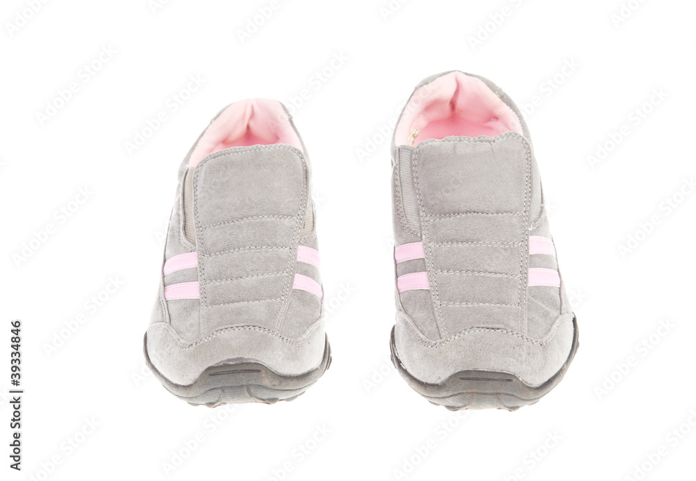 Sport shoes on white background Sport shoes on white background