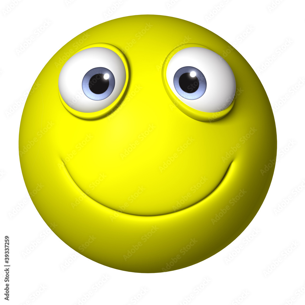 cartoon smiley ball