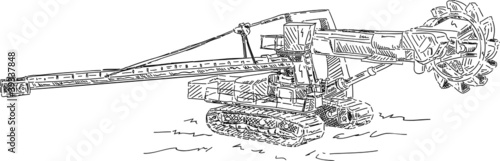 heavy coal excavator