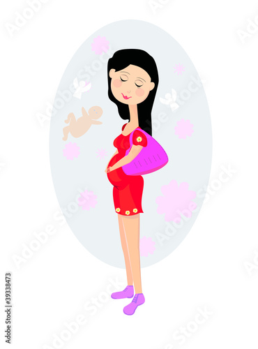 Pregnant  woman photo
