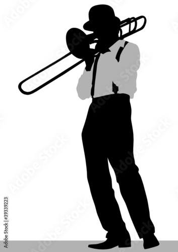Trumpet on stage