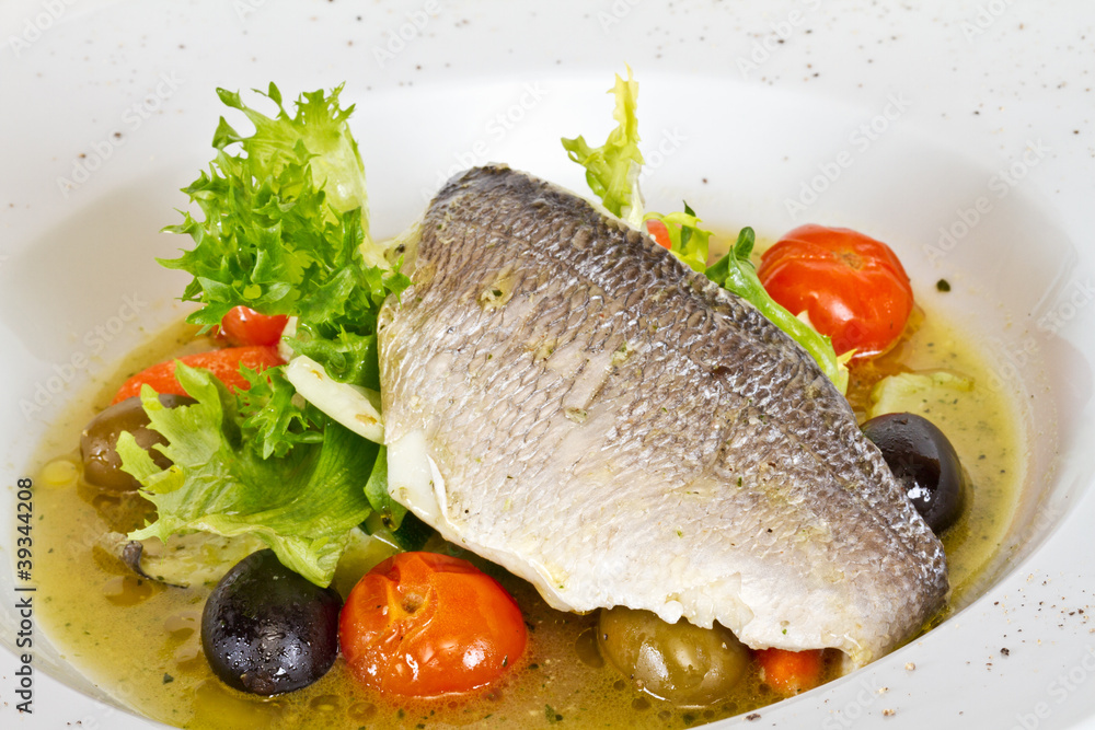 Fish soup with dorado and vegetables Fish soup with dorado and vegetables