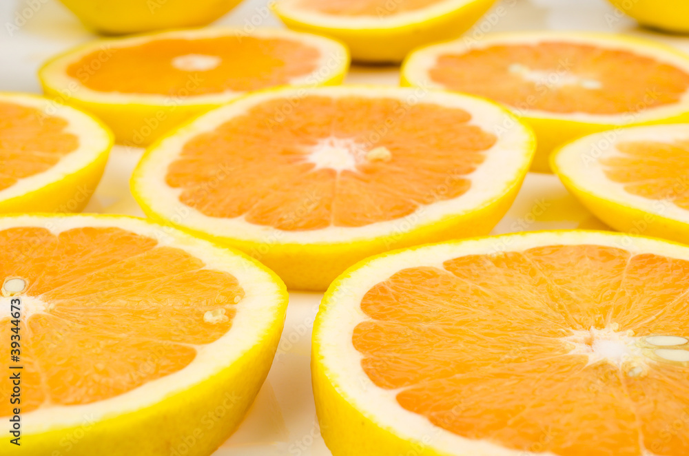 cut a lot of grapefruit cut a lot of grapefruit