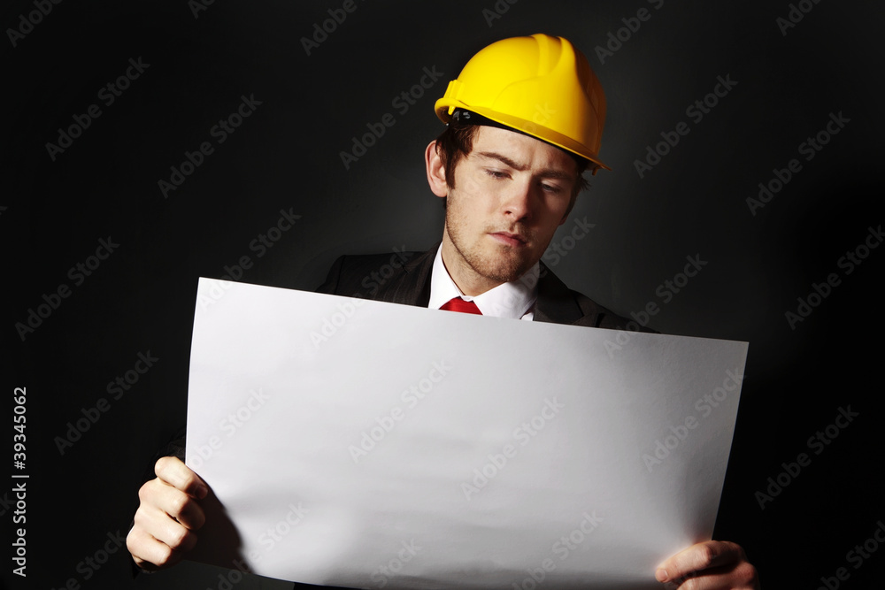 hard hat businessman hard hat businessman