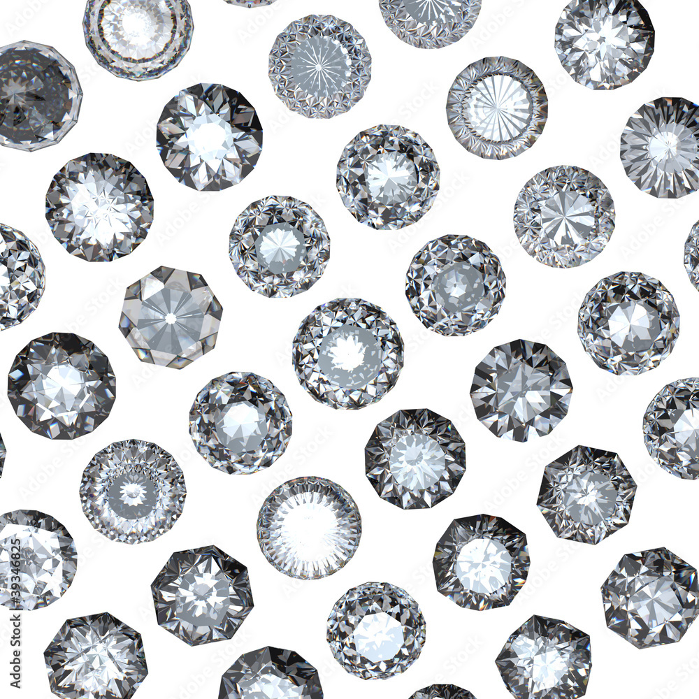 Collection of diamond. Gemstone Collection of diamond. Gemstone