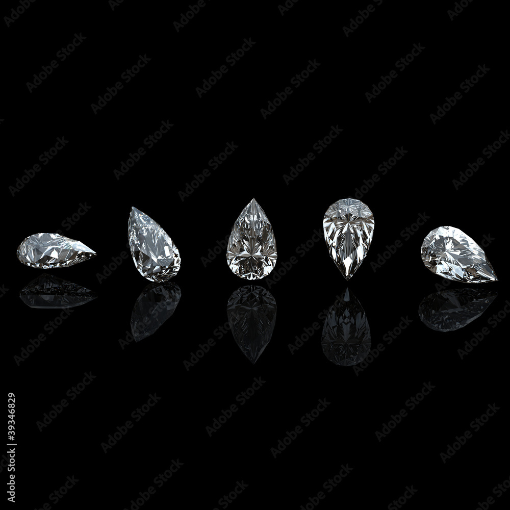 Collection of diamond. Gemstone Collection of diamond. Gemstone