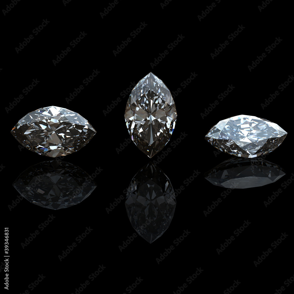 Collection of diamond. Gemstone Collection of diamond. Gemstone