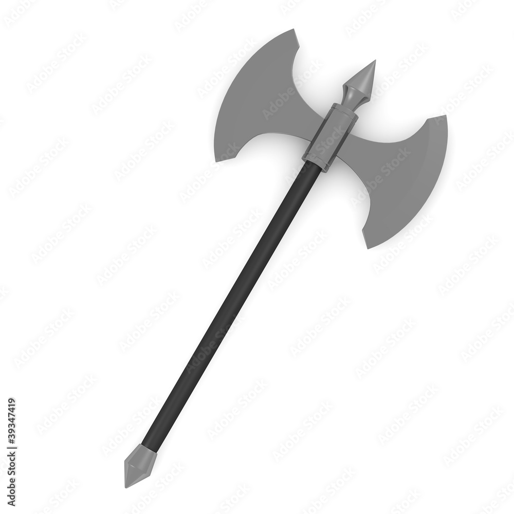 3d render of axe (weapon) 3d render of axe (weapon)