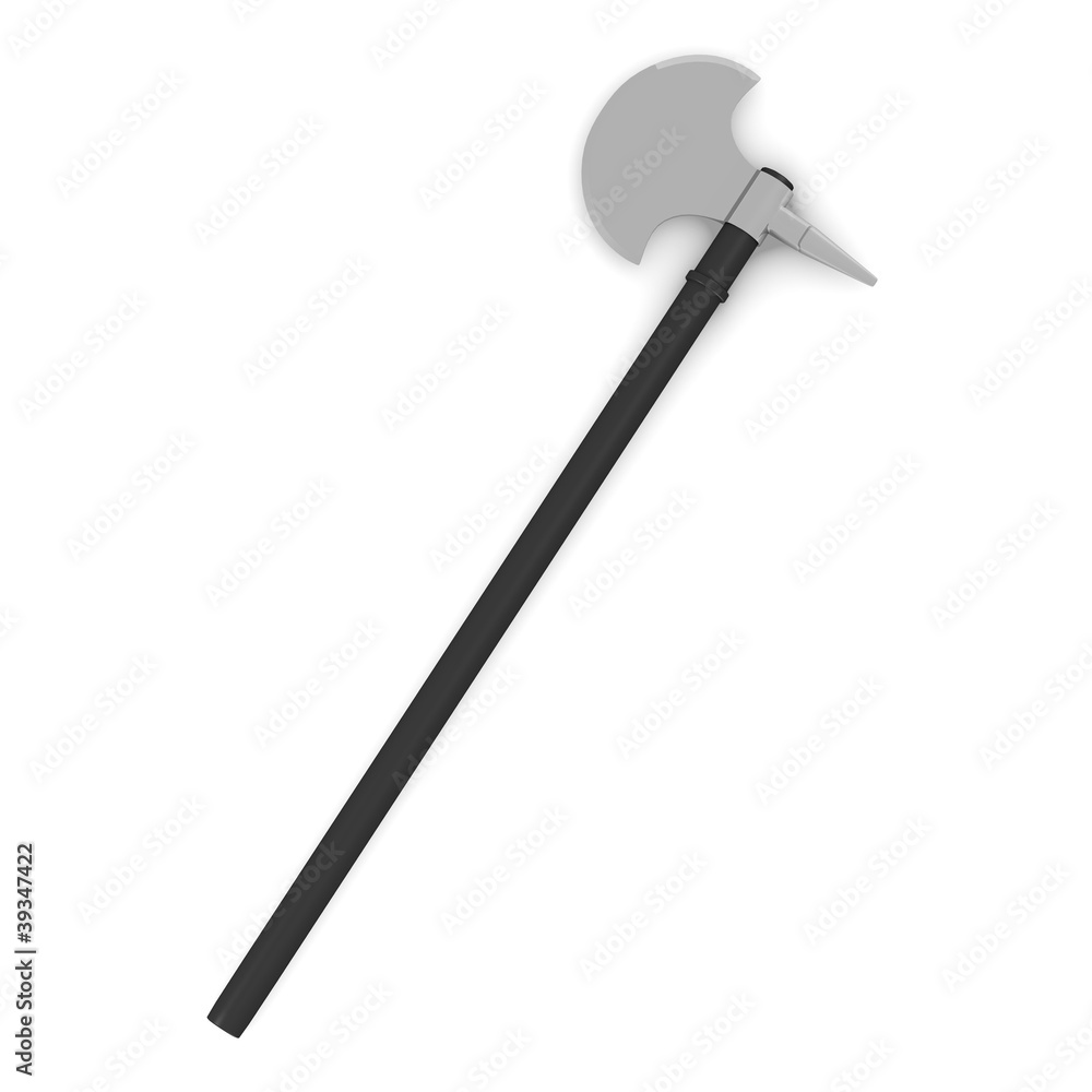 3d render of axe (weapon)