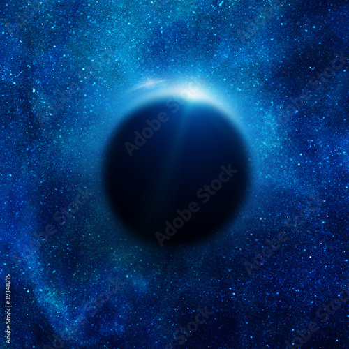 Fototapeta Naklejka Na Ścianę i Meble -  solar eclipse in space