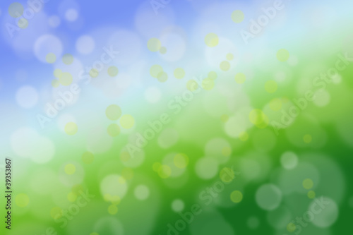 Abstract green and blue background