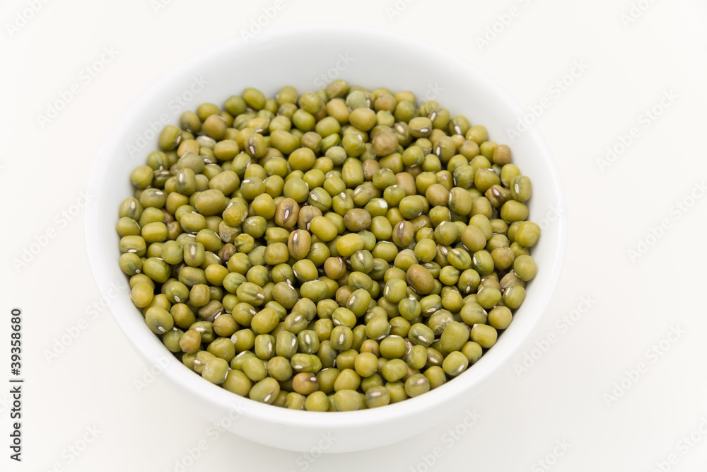 Bowl of mung beans Bowl of mung beans