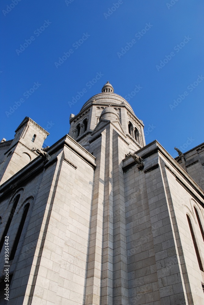 The Basilica of Sacre Coeur, Montmartre, Paris, France