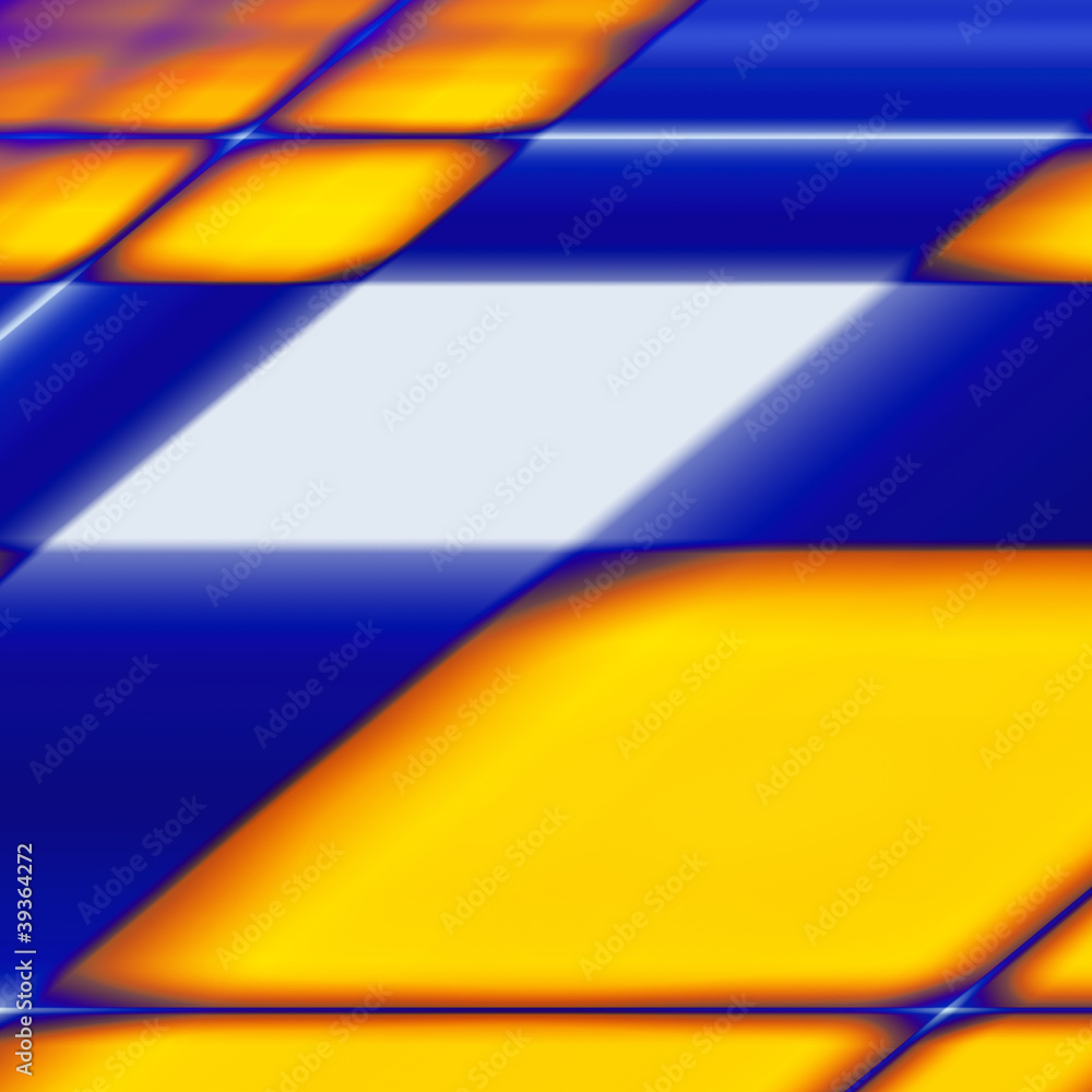 Obraz blue yellow abstract background