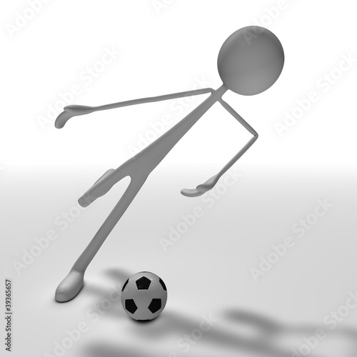 stickman - soccer photo