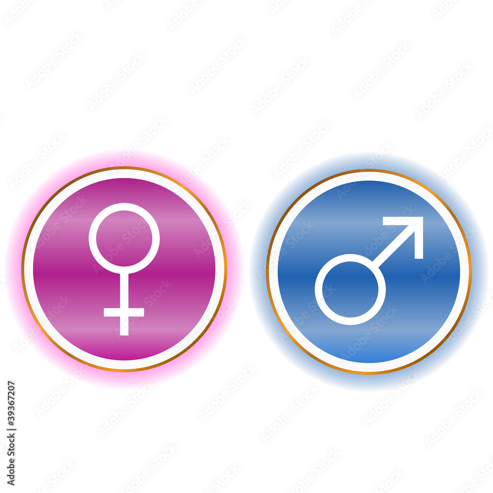 Woman and man icon Woman and man icon