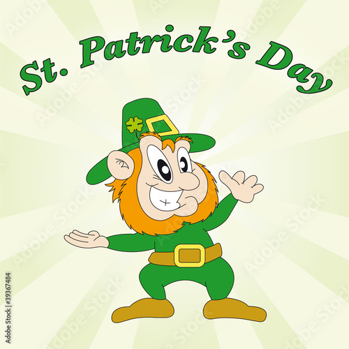 St. Patrick's Day leprechaun