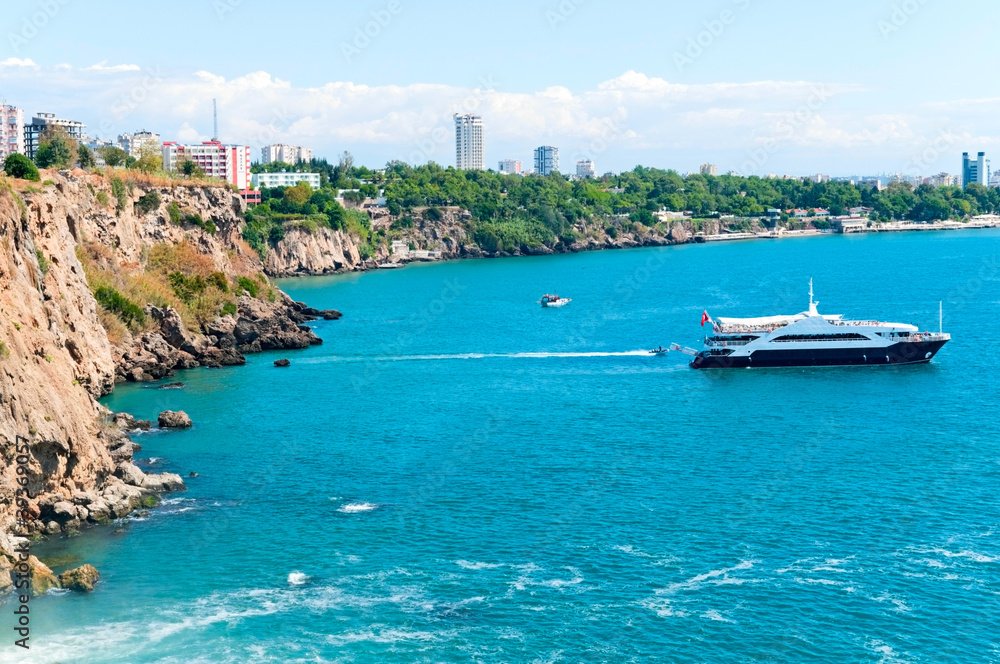 Naklejka premium widok na Antalya, Turcja
