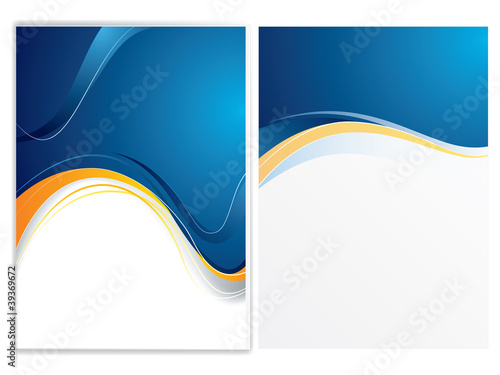 vector business brochure, flyer template
