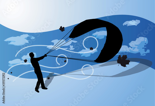 Drachen steigen lassen