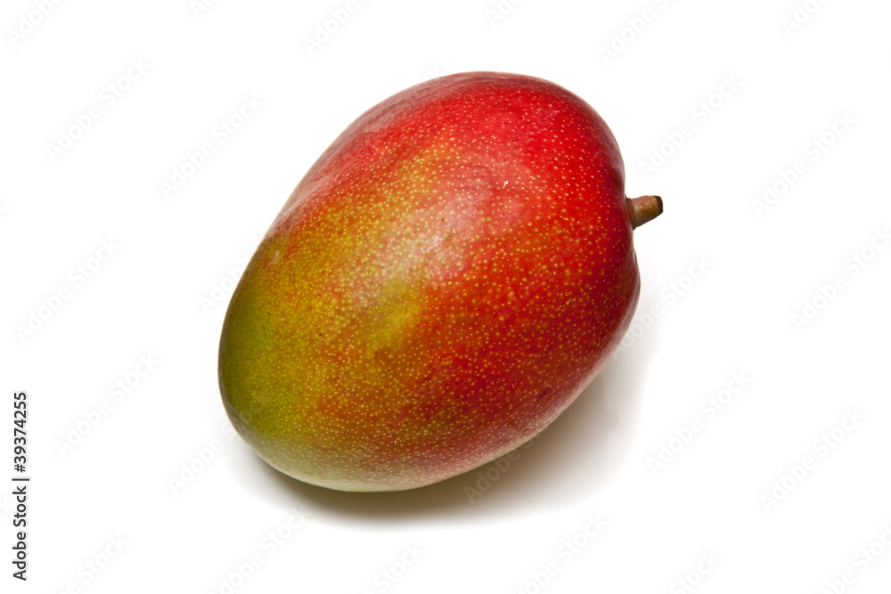 Mango isolated on a white studio background. Mango isolated on a white studio background.