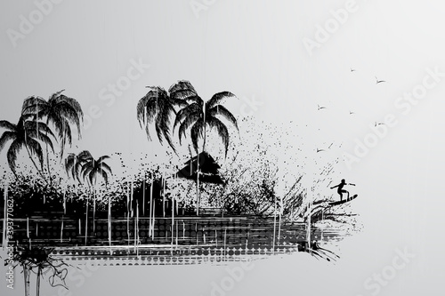 Retro Travel Background