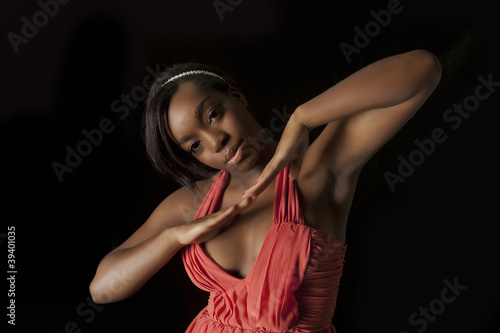 Nigerian Woman Fashion Beauty Shoot photo