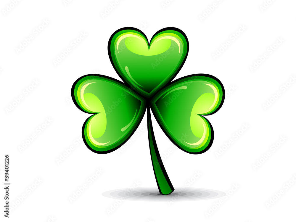 abstract st patrick green shiny clover abstract st patrick green shiny clover