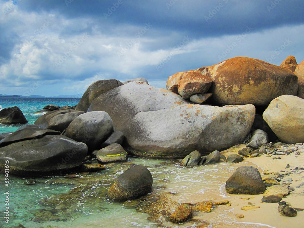 Fototapeta premium The famous Baths on Virgin Gorda,BVI