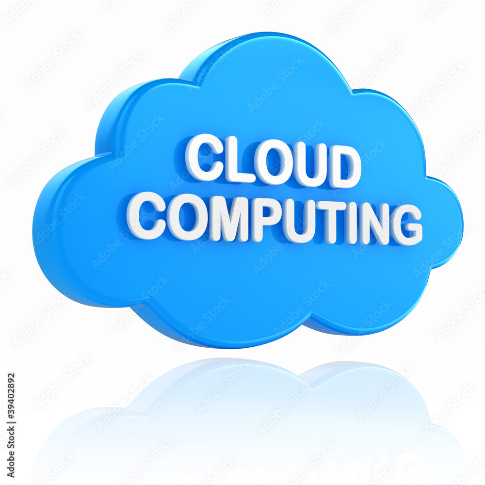 3D render of a cloud 3D render of a cloud