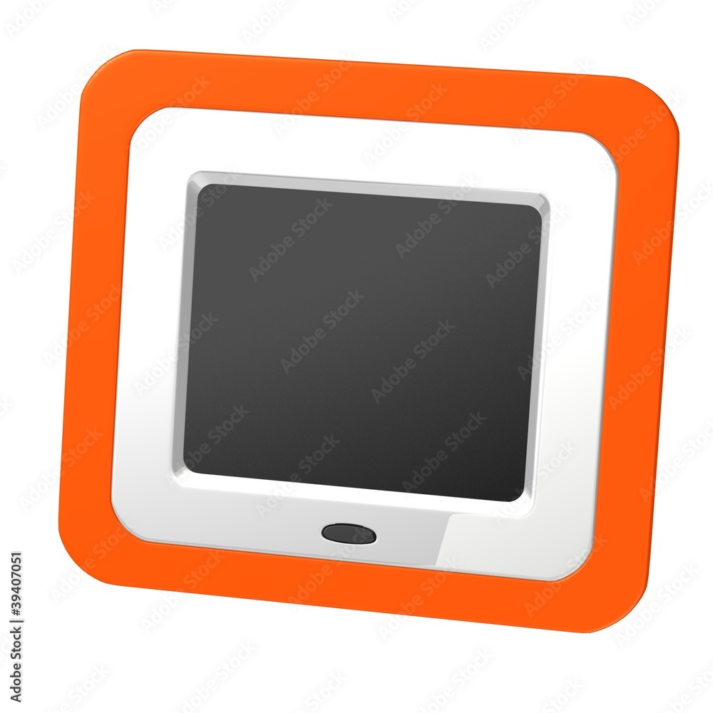 3d render of digital frame 3d render of digital frame