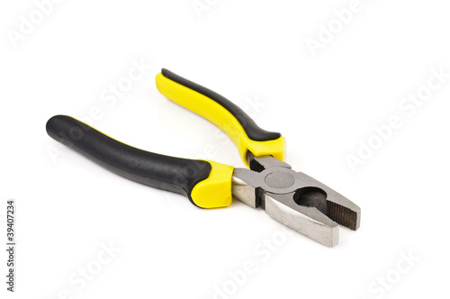Tool Pliers. Photos isolated on white background 