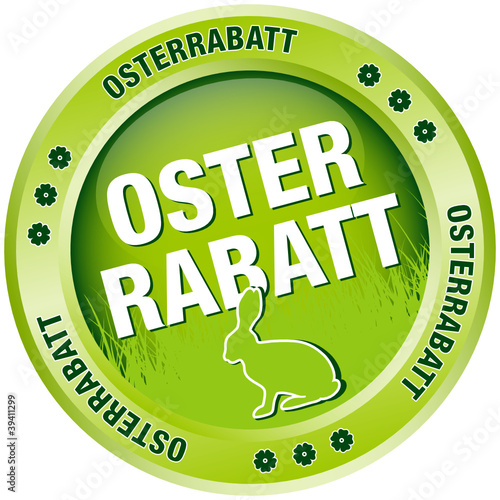 Button Osterrabatt Osterhase