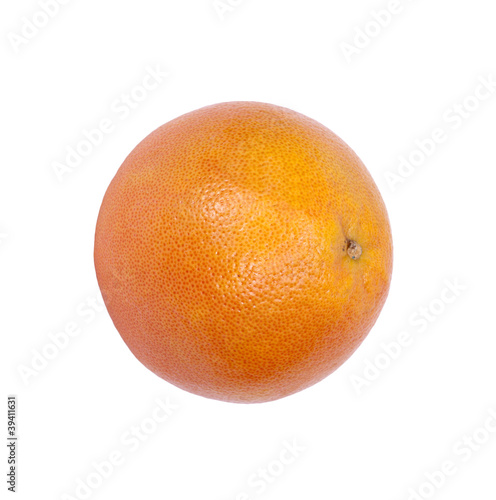 Grapefruit on a white background.