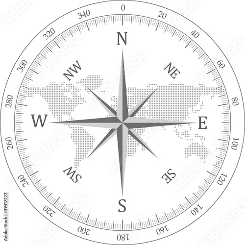 Black compass