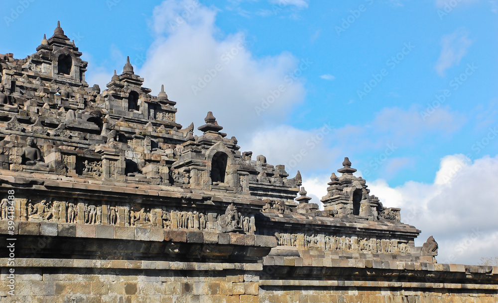 Naklejka premium Borobudur Temple, Indonesia