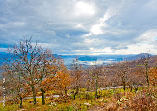 View from Shidirihori near Kastoria in Northern Greece